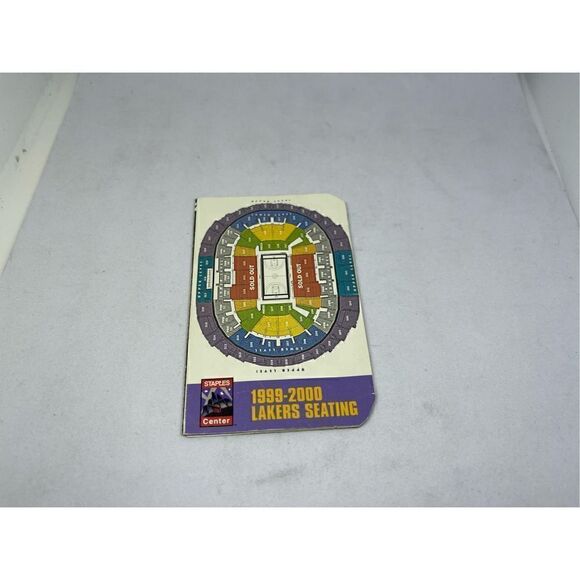 1999-2000 Staples Center Los Angeles Lakers Game Schedule and Seating Chart - Picture 1 of 4